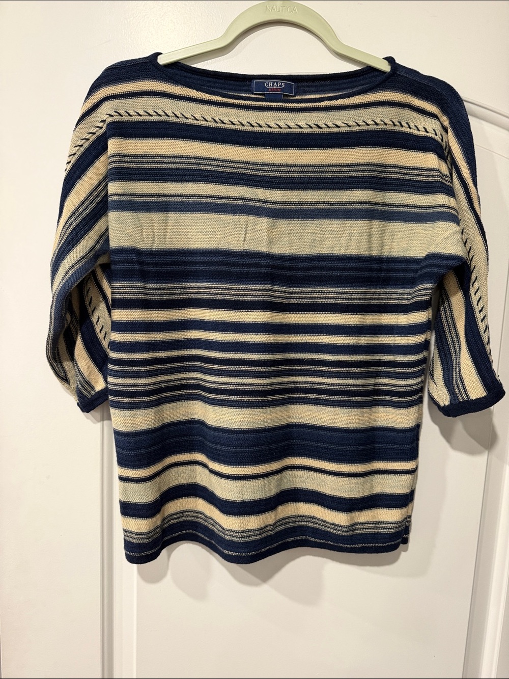 Chaps linen/cotton top